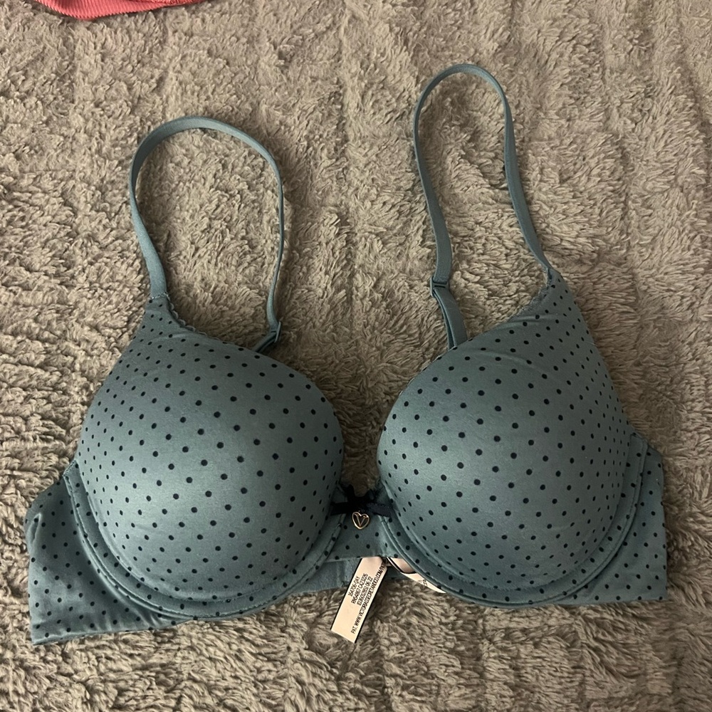 Victoria's Secret Blue Lace Bra